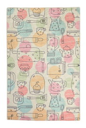Conceptum Alfombra de pasillo Bakery Multicolor 100 x 300 cm